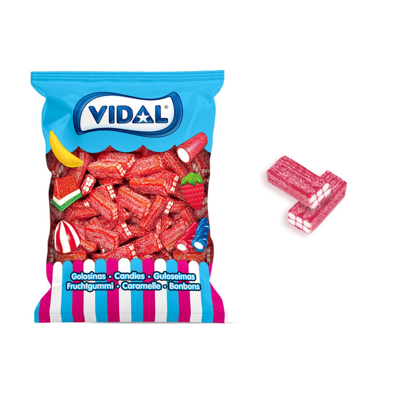 LADRILLOS REGALIZ FRESA-NATA PICA 1KG