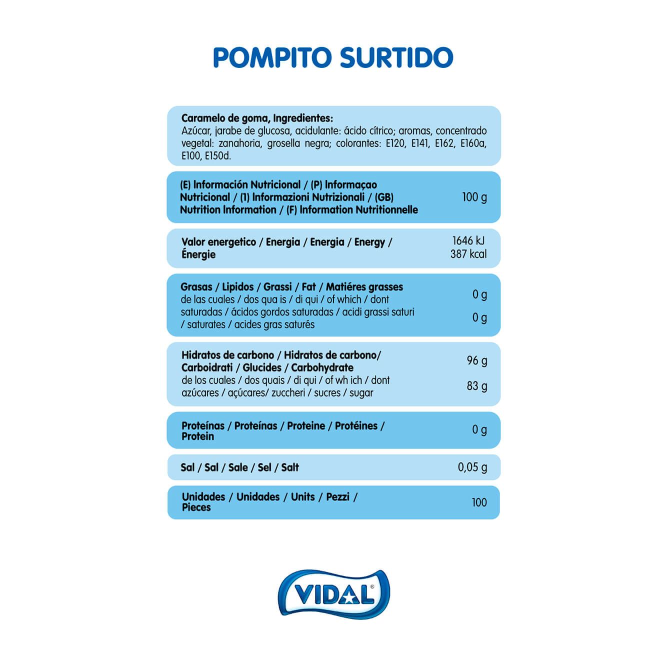 POMPITOS VARIADOS