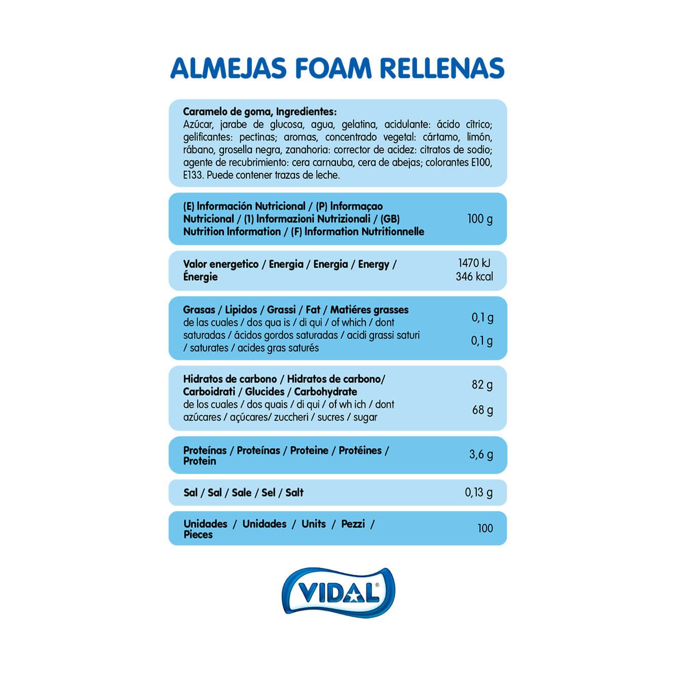 ALMEJA RELLENA BANDEJA 750G