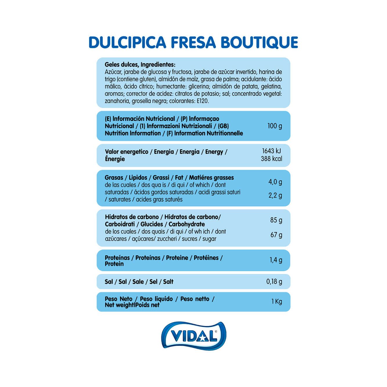 DULCIPICA REGALIZ FRESA-NATA 1KG