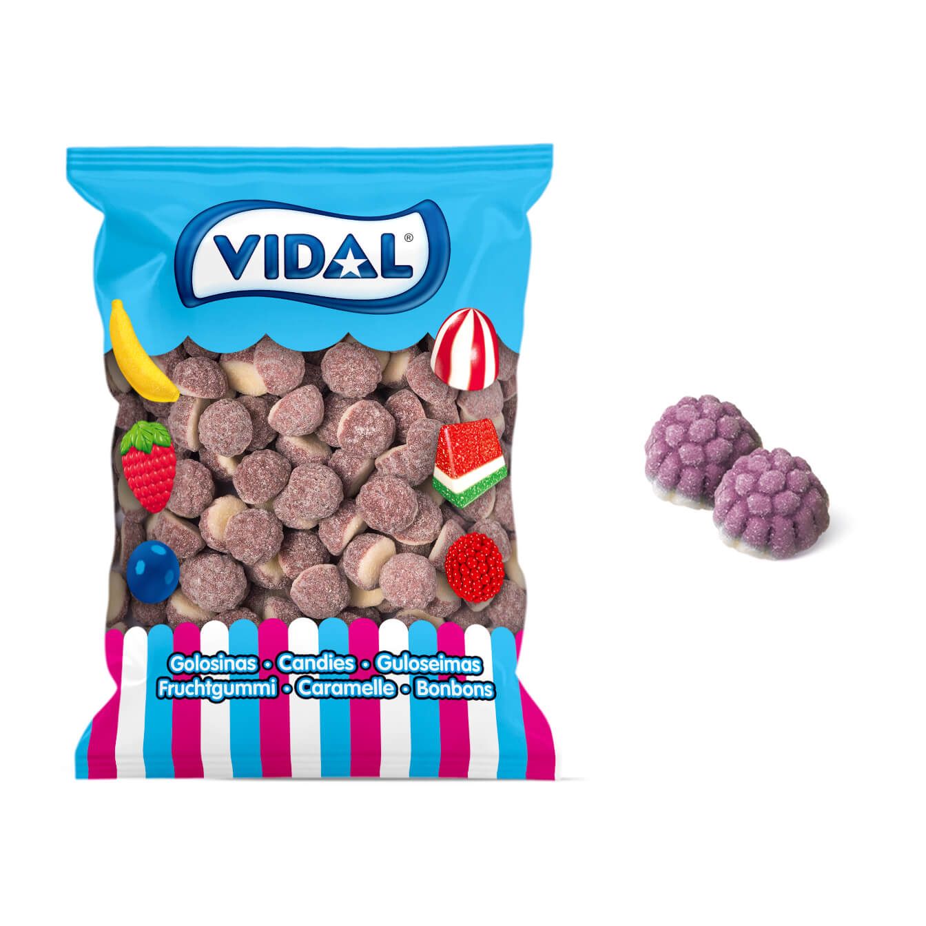 BESOS MORA Y NATA BOLSA 1KG