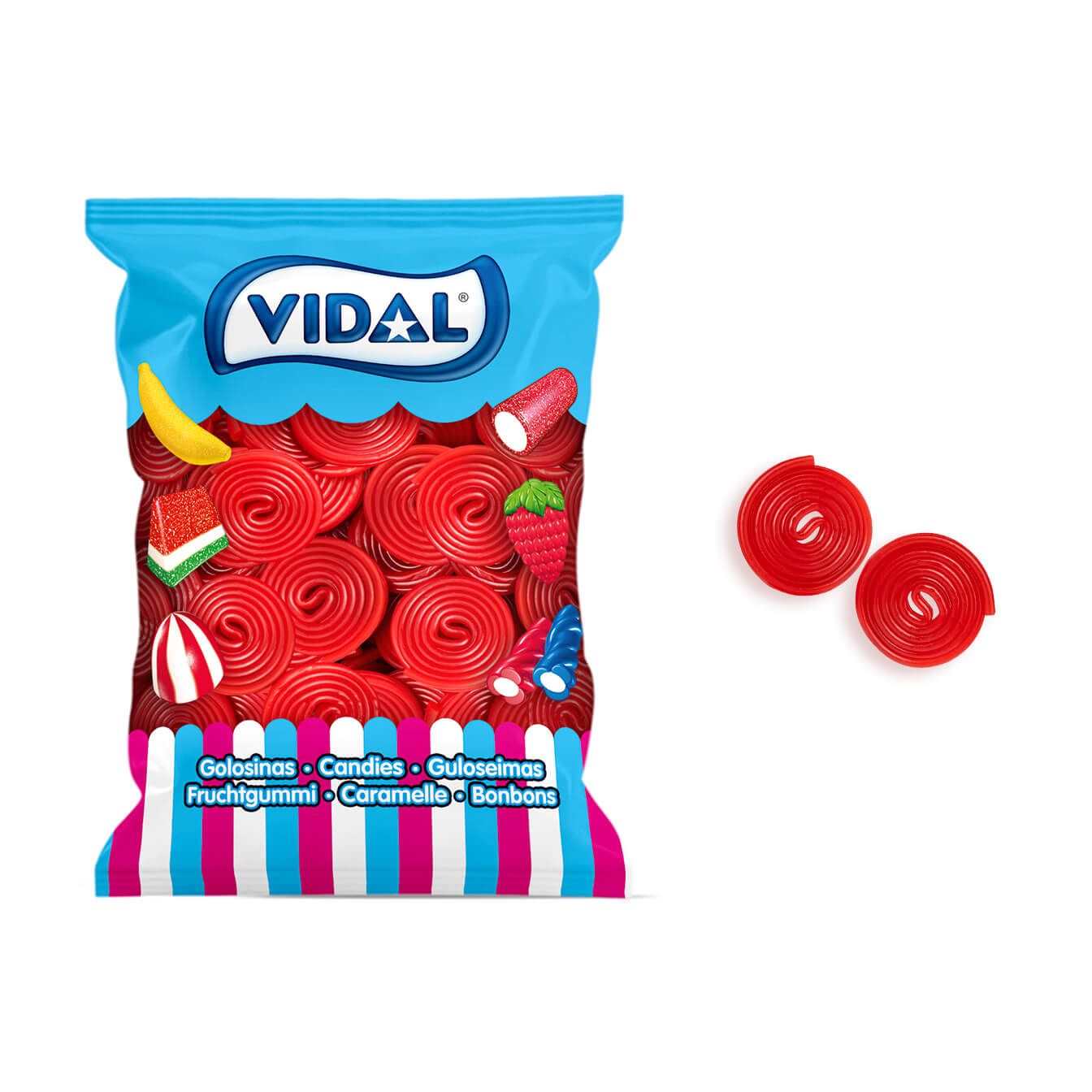 DISCOS REGALIZ ROJO 1KG