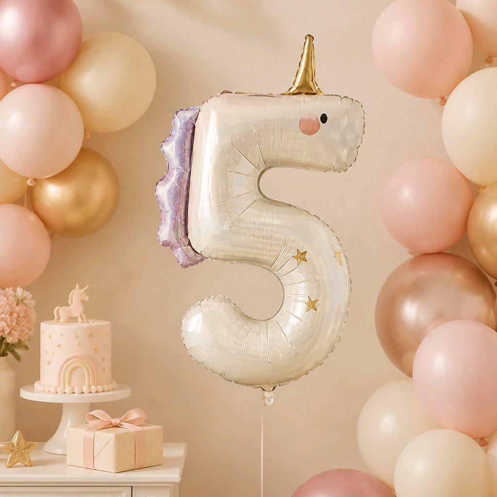 GLOBO UNICORNIO NÚMERO 5