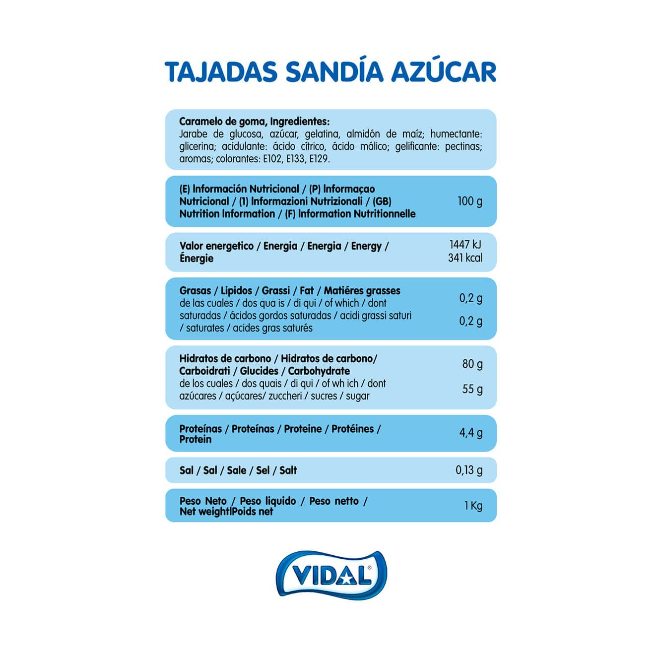 TAJADA DE SANDÍA 1KG