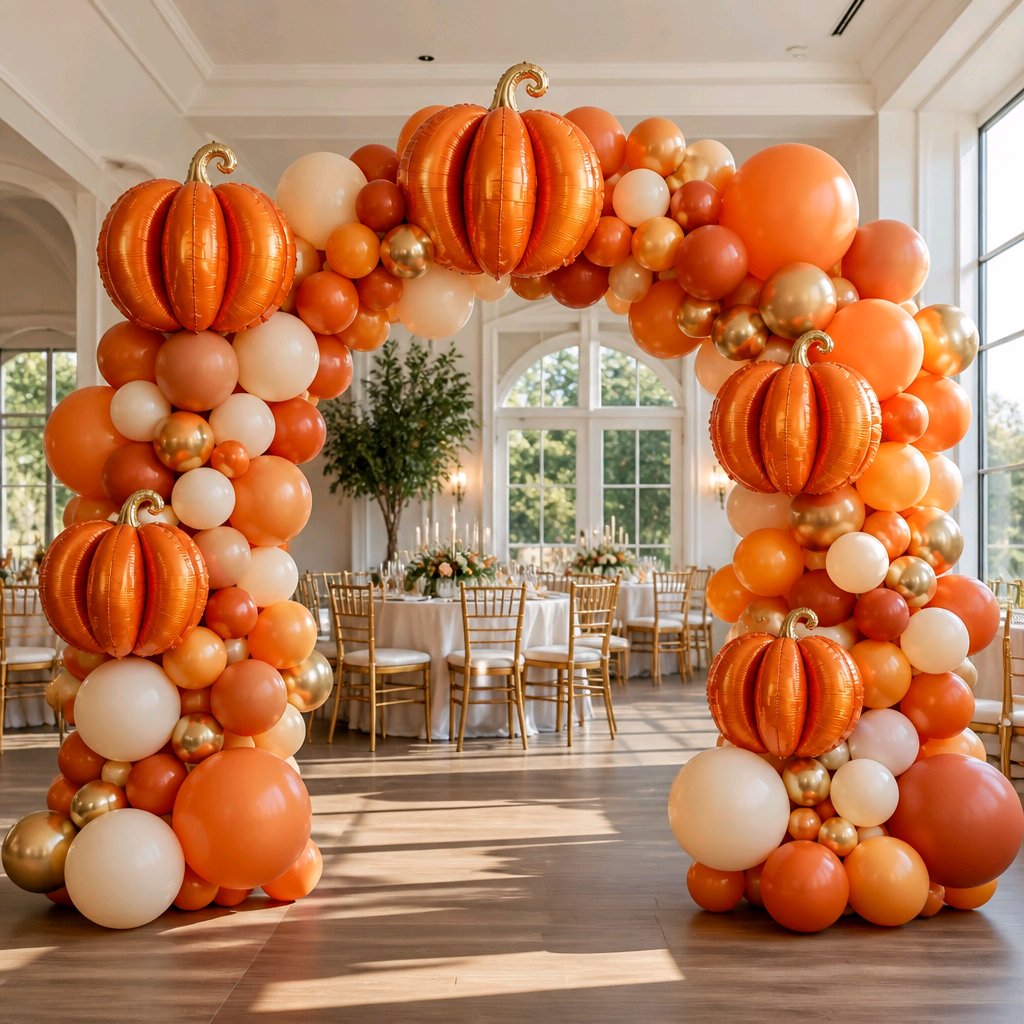 GLOBO CALABAZA 3D