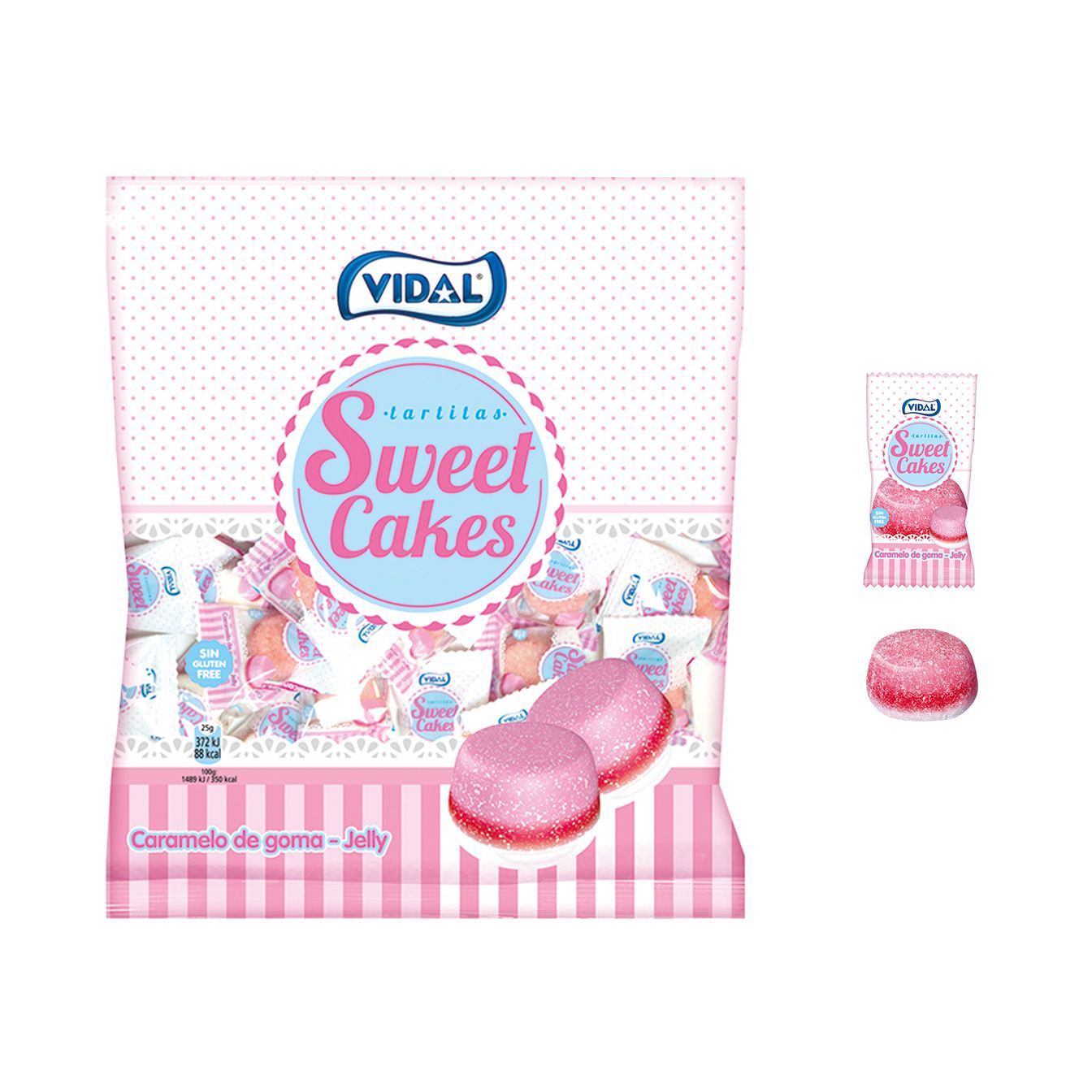 SWEET CAKES ENVUELTO INDIVIDUALMENTE