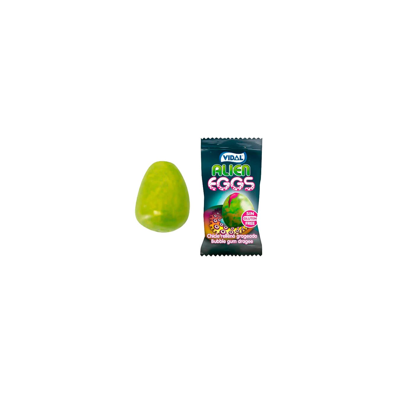 CHICLE ALIEN EGGS ENVUELTO INDIVIDUALMENTE