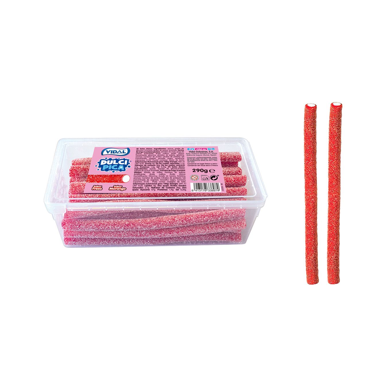 REGALIZ RELLENO DE NATA PICA TARRINA 290G