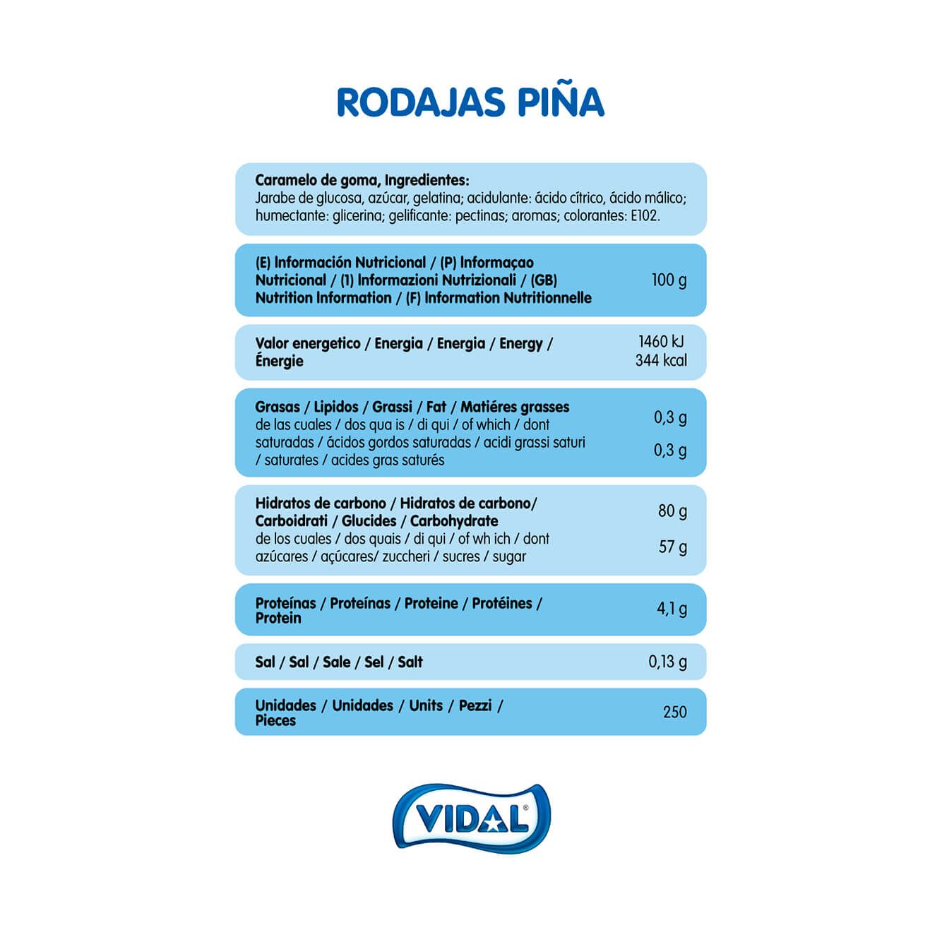 RODAJA DE PIÑA BOLSA 1,5KG