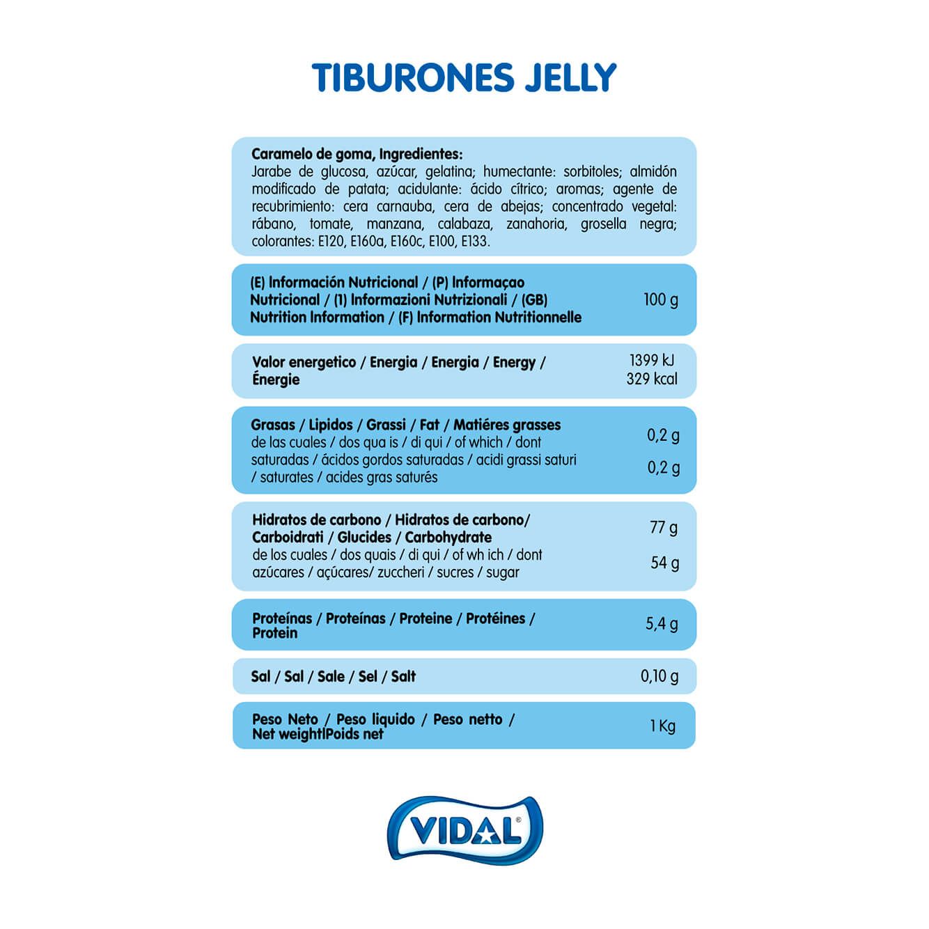 TIBURONES JELLY 1KG