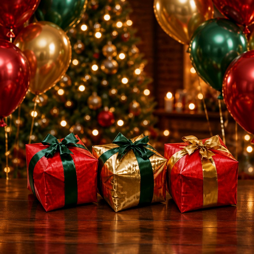 GLOBO CAJA DE REGALO