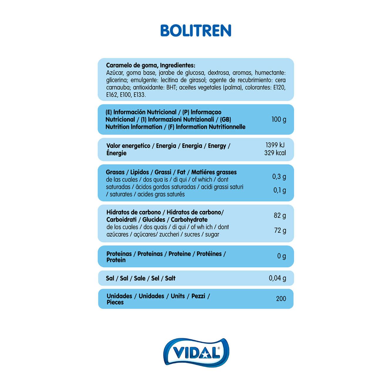 CHICLE BOLITREN ENVUELTO INDIVIDUALMENTE