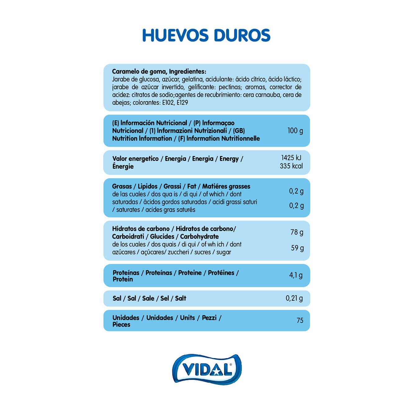 HUEVO DURO BANDEJA 795G