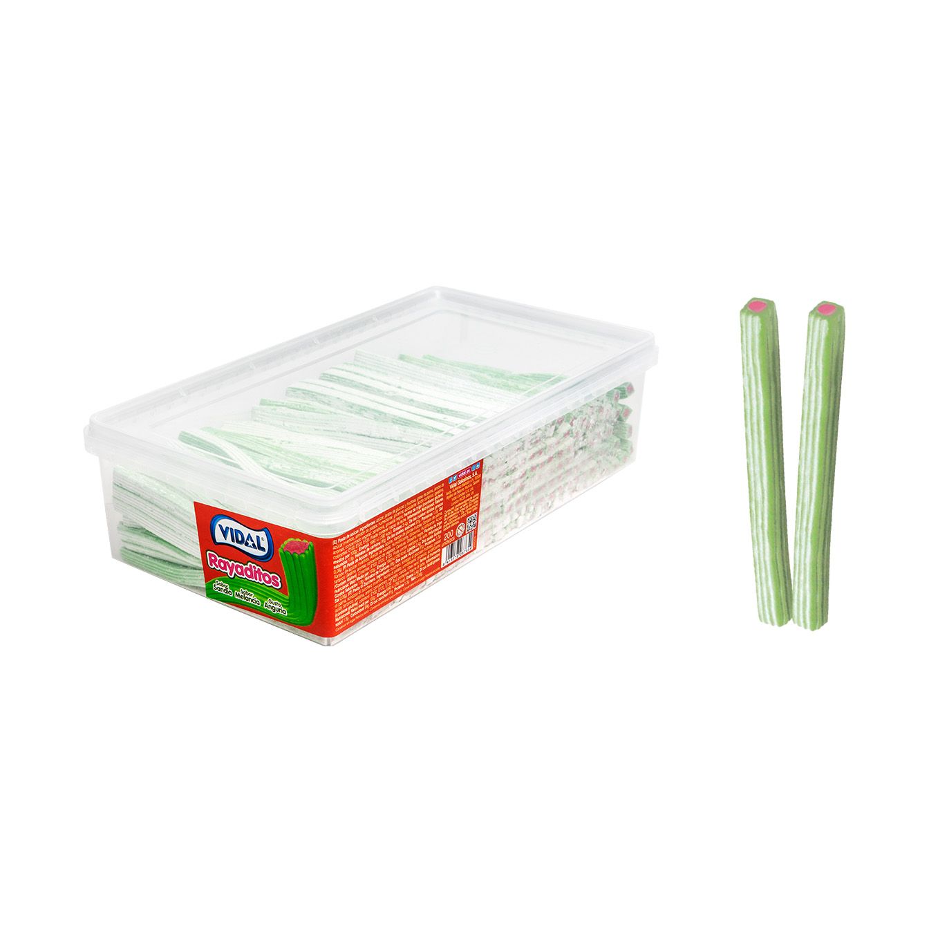 REGALIZ RAYADO SANDÍA BANDEJA 1,4Kg
