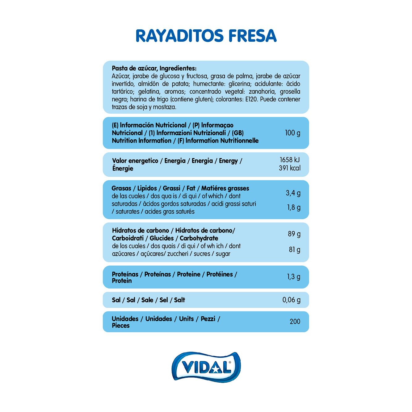 REGALIZ RAYADO FRESA BANDEJA 1,4KG