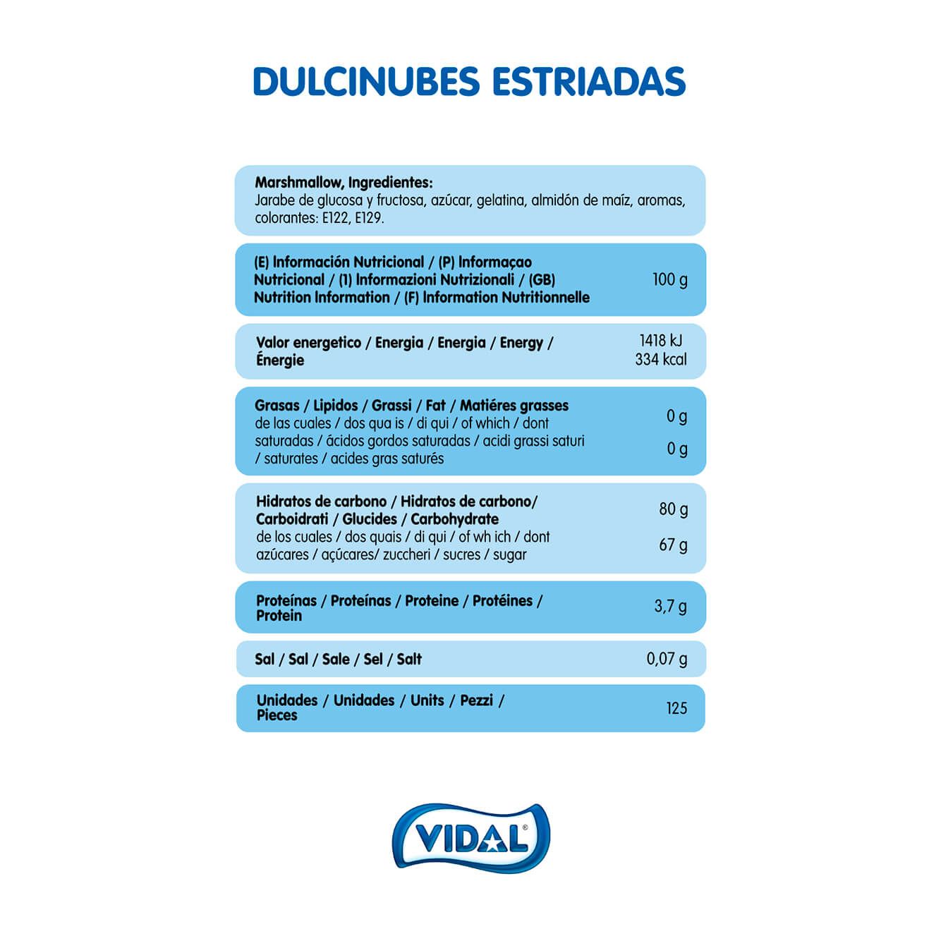NUBES ESTRIADAS BOLSA 837,5G