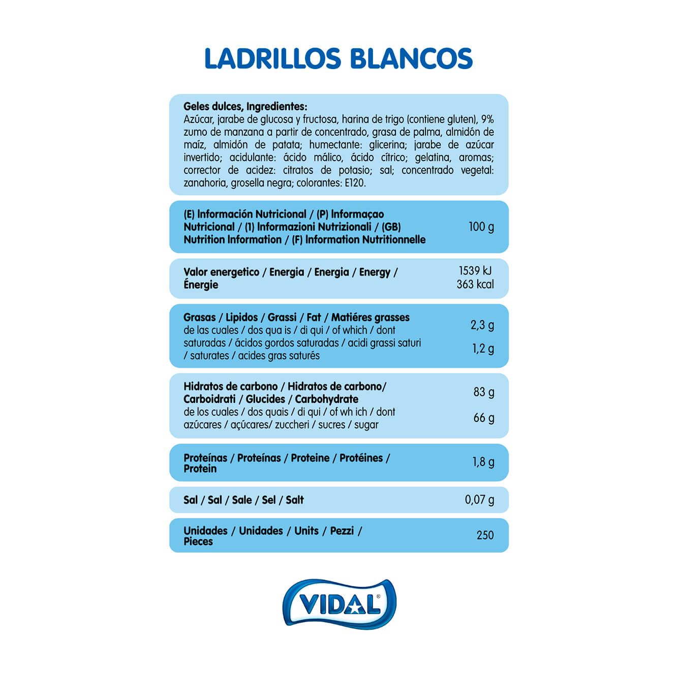 LADRILLO REGALIZ FRESA-NATA  BOLSA 1,6KG
