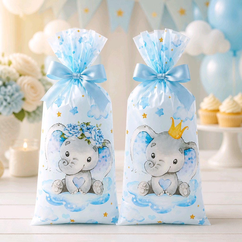 BOLSA ELEFANTE BEBÉ AZUL