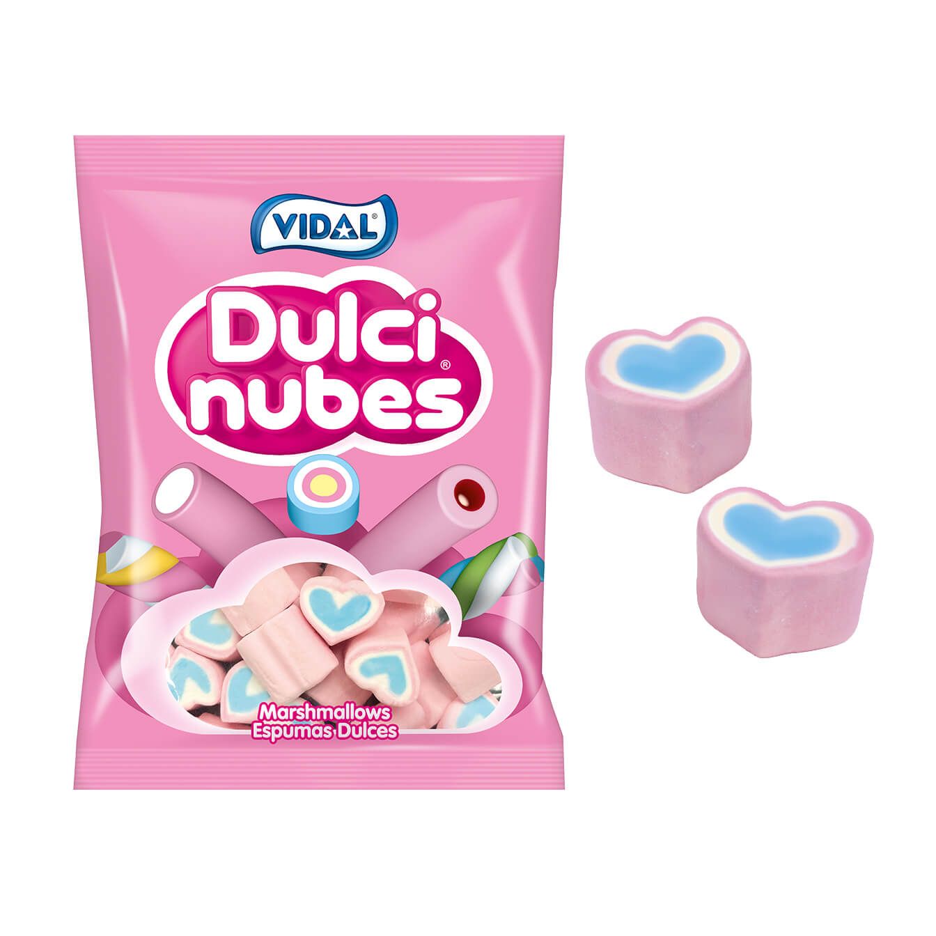 NUBE CORAZÓN TRICOLOR BOLSA 837,5G