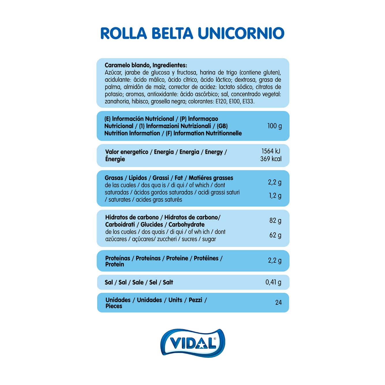 ROLLA BELTA PICA UNICORNIO ENVUELTO INDIVIDUALMENTE